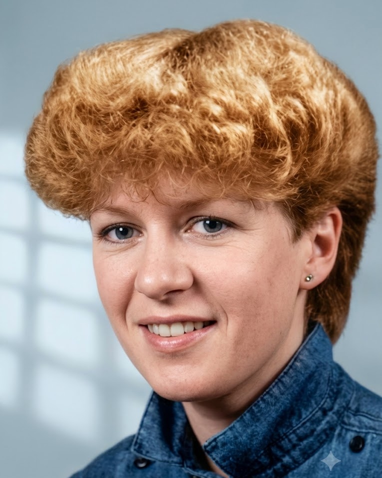 Gea Kramer in 1986 in Groningen, biologische moeder